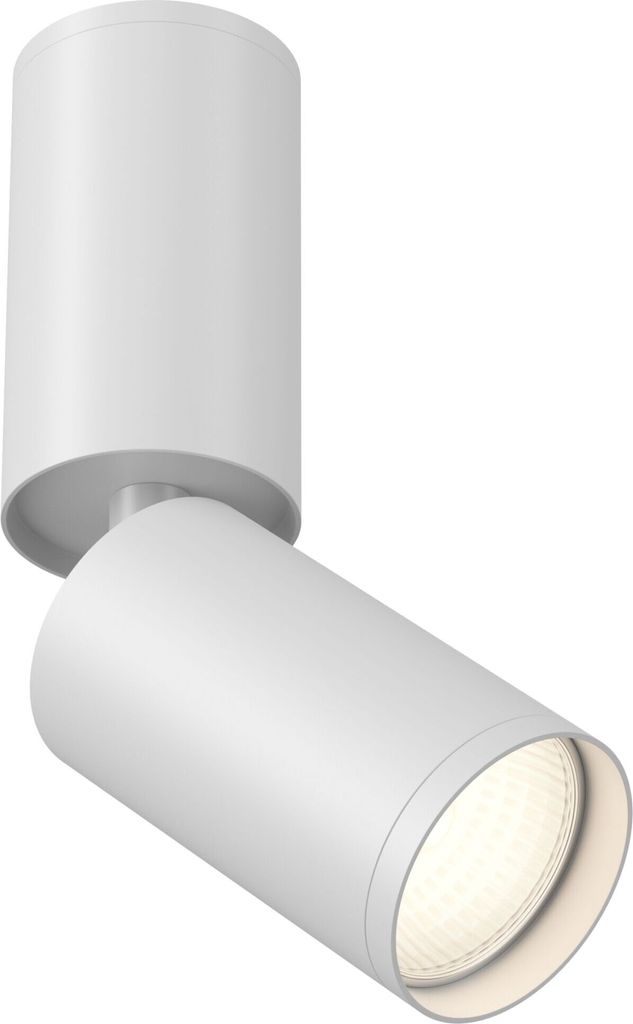 Maytoni FOCUS S Deckenleuchte C051CL-01W 1xGU10, Weiß, aus Aluminum, exkl. Leuchtmittel