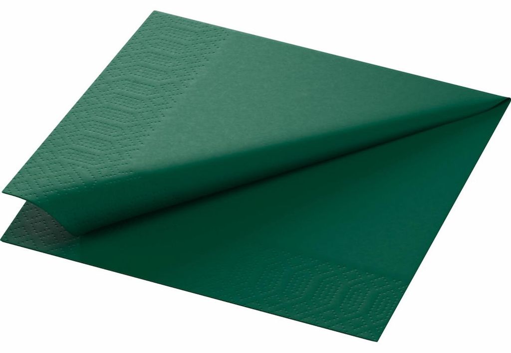 Duni Servietten jägergrün 33x33cm 3lagig 250 Stück Zdjęcie produktu 