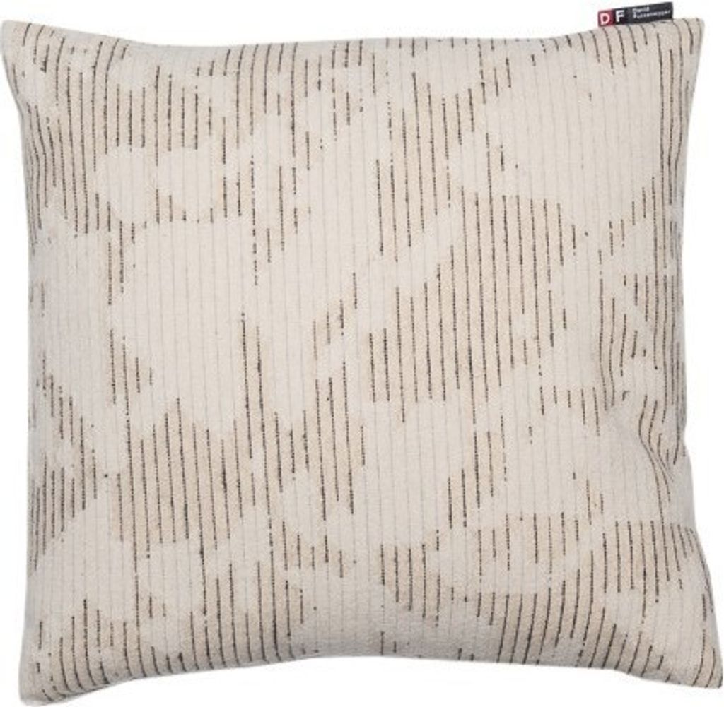 David Fussenegger Kissenhülle Alba 'Raster' 40 x 40 cm Natur