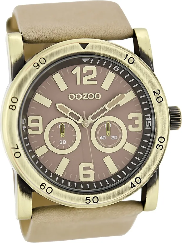 Orologio Oozoo D2UOC8305A Uomo Beige Matte - Tendenze Timepieces