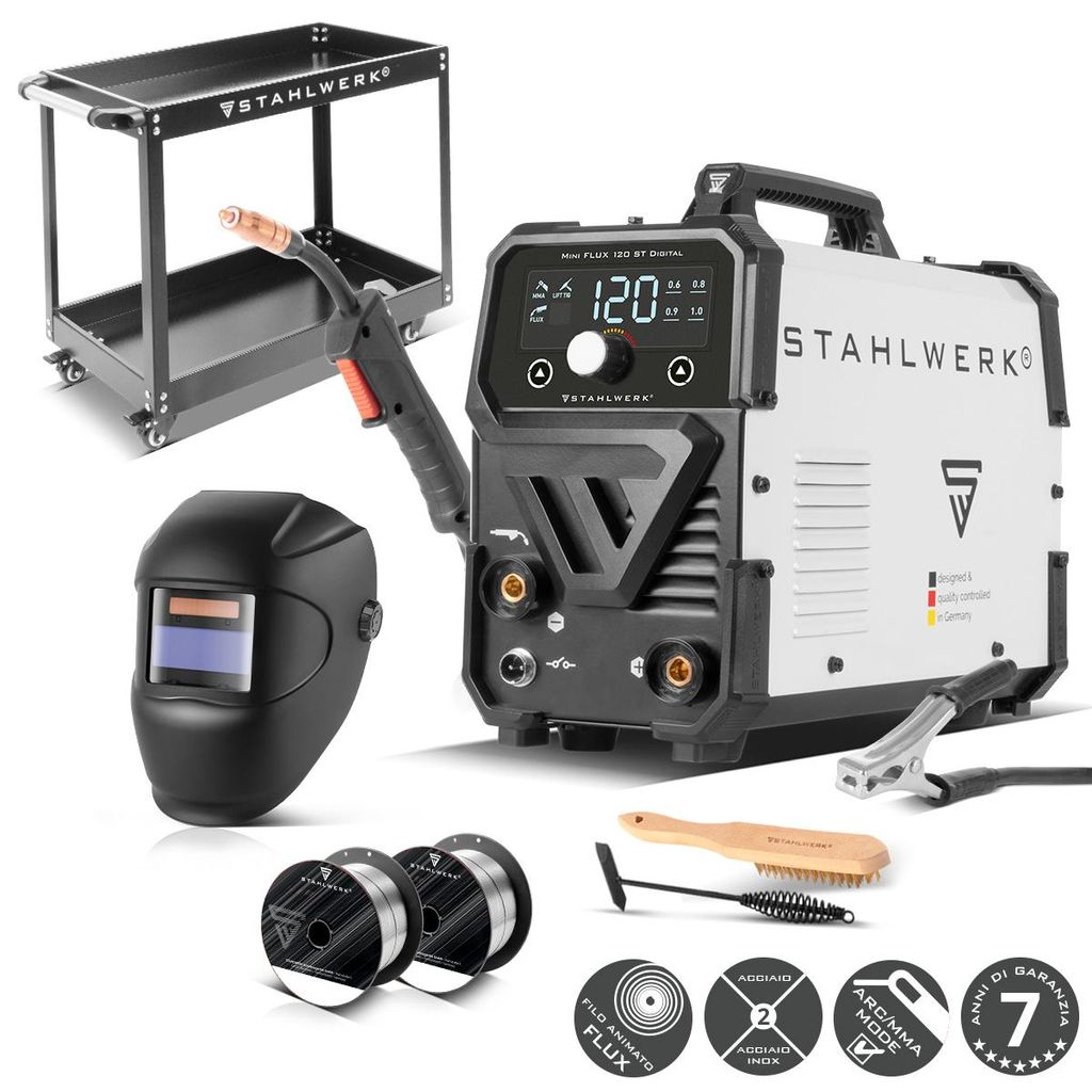Saldatrice STAHLWERK Mini FLUX 120 ST Digital - Immagine del prodotto 