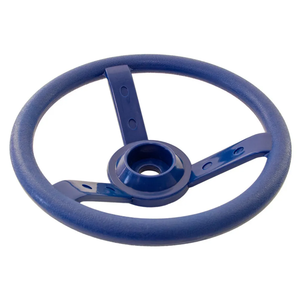 4iQ Volant Bleu Ø30cm Robuste pour Maisonnette et Portique de Jardin