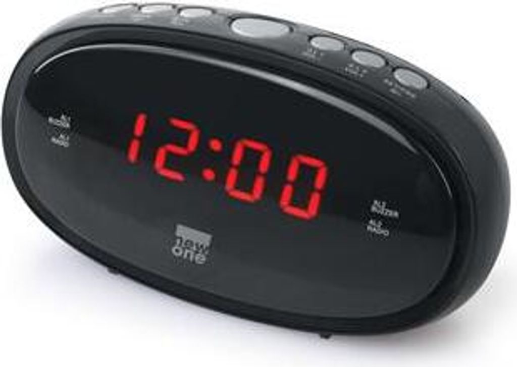 New-One | CR100 | Fonction alarme | Noir | Horloge avec Image du produit 