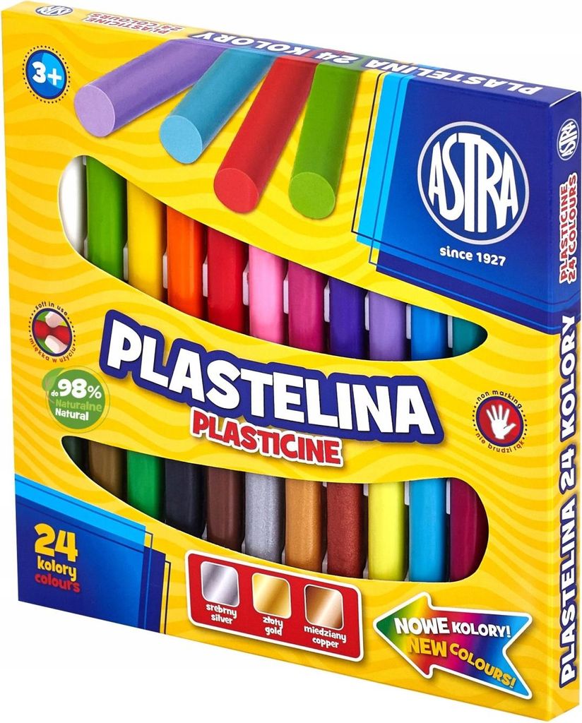 Astra Plastelina 24 kolory Immagine del prodotto 