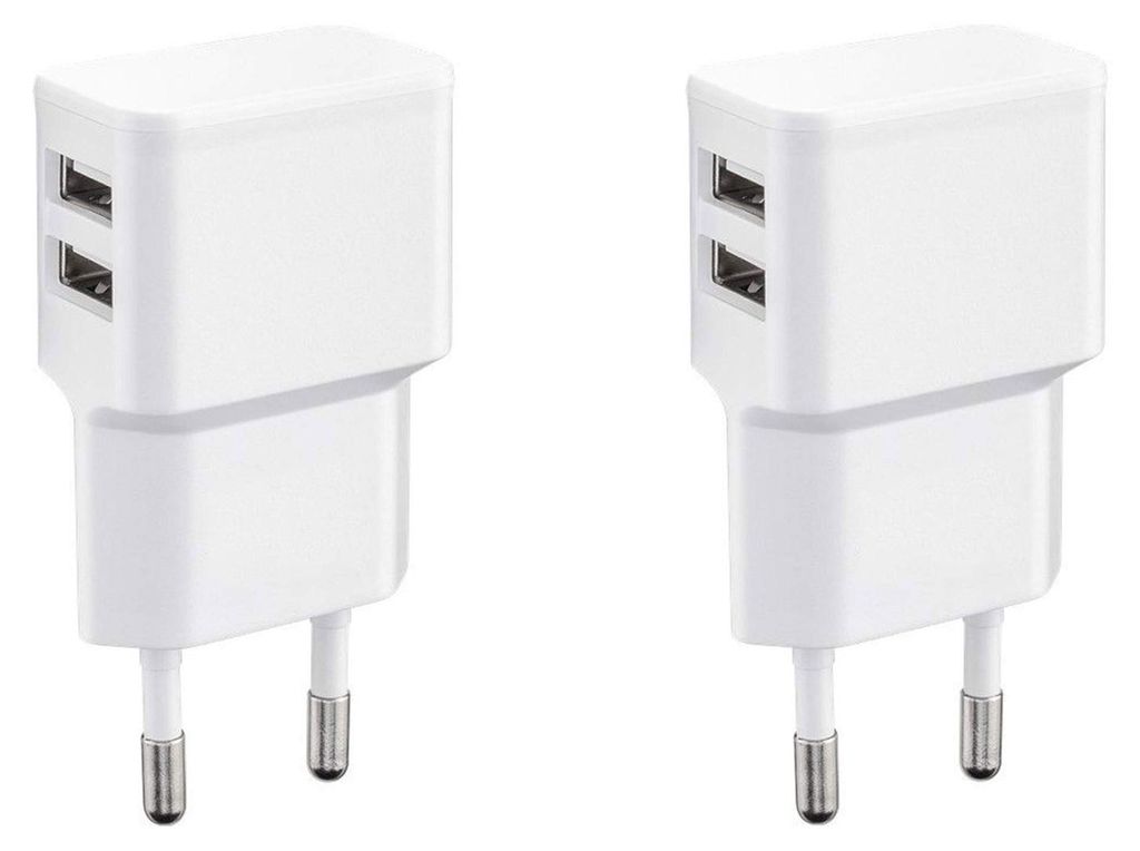 Wicked Chili 2er Set Dual USB Ladegerät 12W / 2400mA Pro Produktbild 