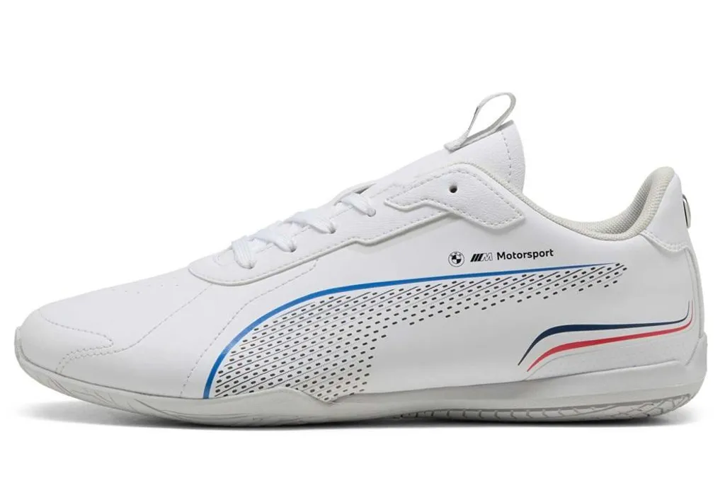 Sneakers blanches Puma BMW MMS Neo Cat 3.0 avec semelle fine taille 48