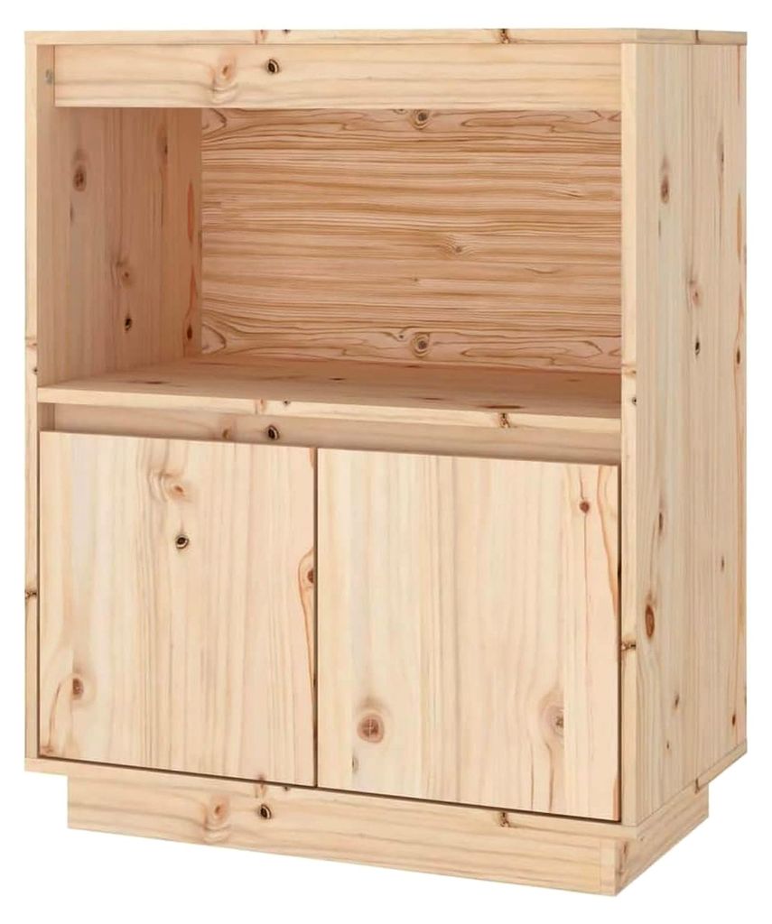Sideboard Kommode Anrichte Beistellschrank Mehrzweckschrank Standschrank Aufbewahrungsschrank 60x34x75cm Kiefernholz