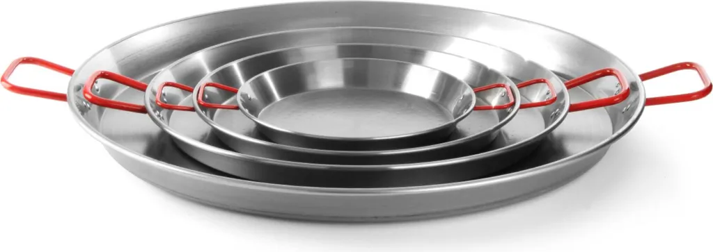 Poêle à paella Hendi 34 cm anti-déformation pour cuisson homogène - 6
