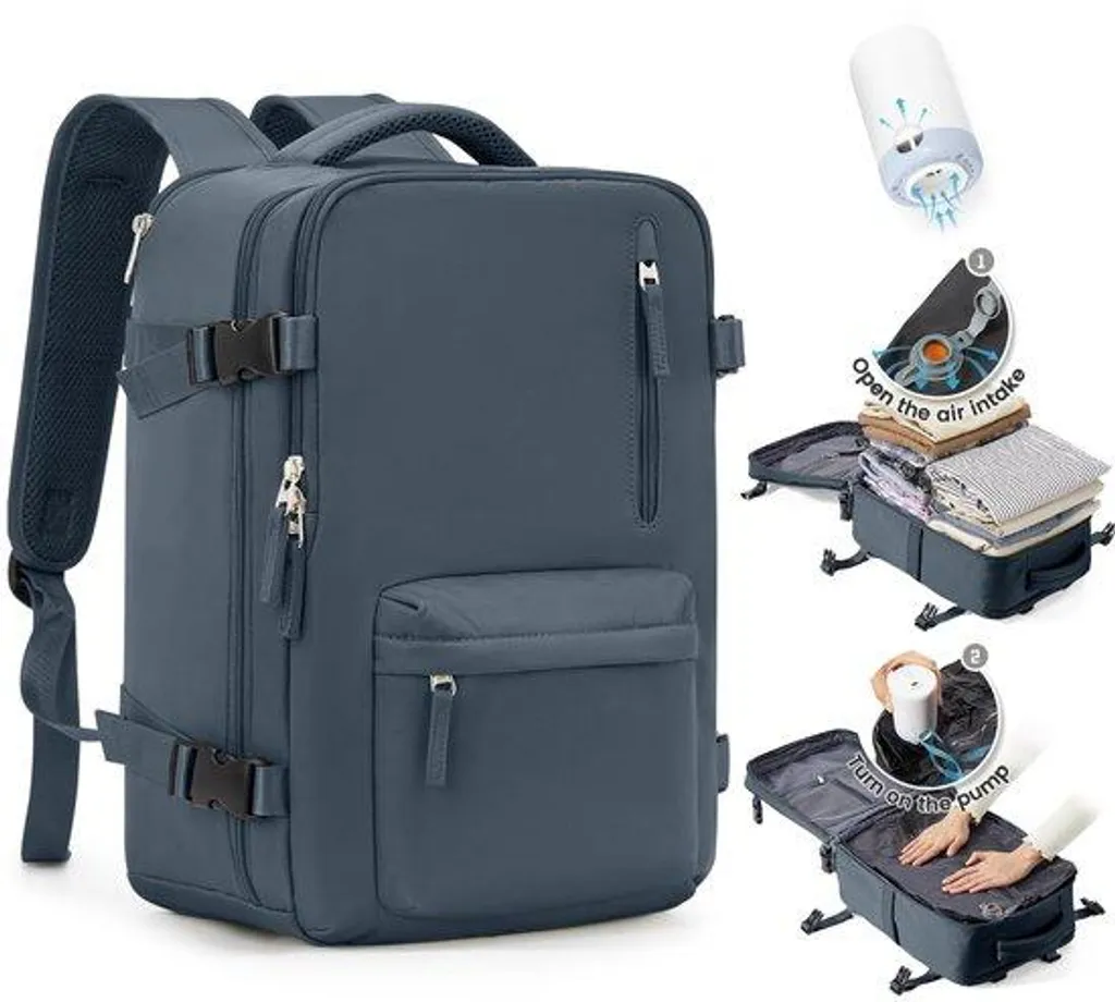 Sac de voyage imperméable sous vide - Bagage à main femme ultra compact