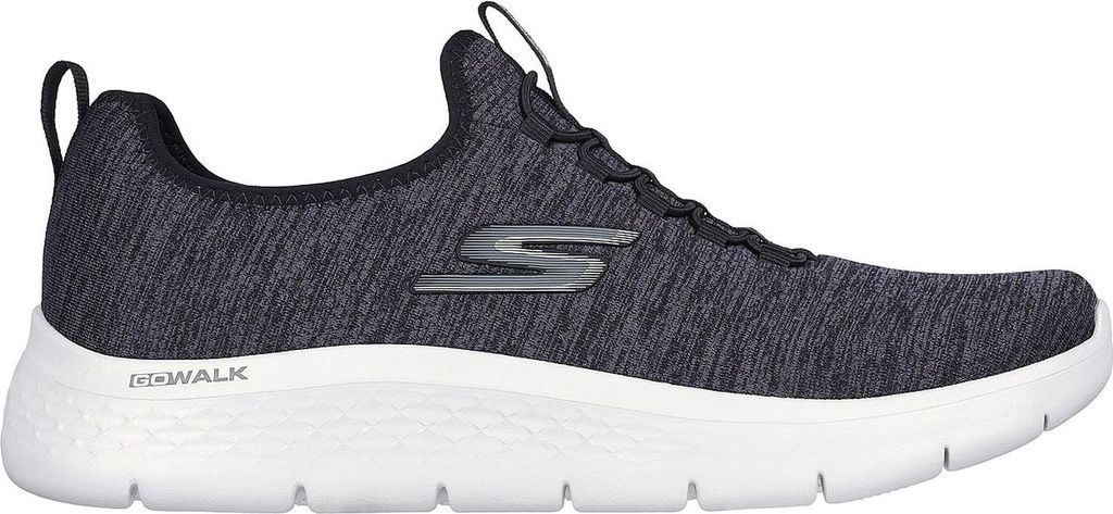 Skechers Herren-Sneaker-Slipper GO WALK FLEX - ULTRA Schwarz-Weiß, Farbe:grau, EU Größe:46