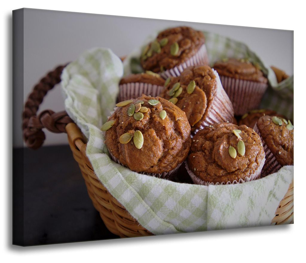 Leinwanddruck „Küchen-Cupcakes-Süßigkeiten“ 70x50