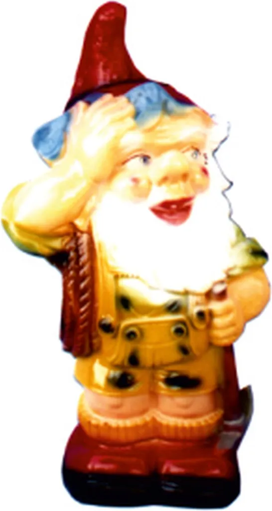 Nain de jardin alpiniste 8844 - Statue décorative en résine détaillée