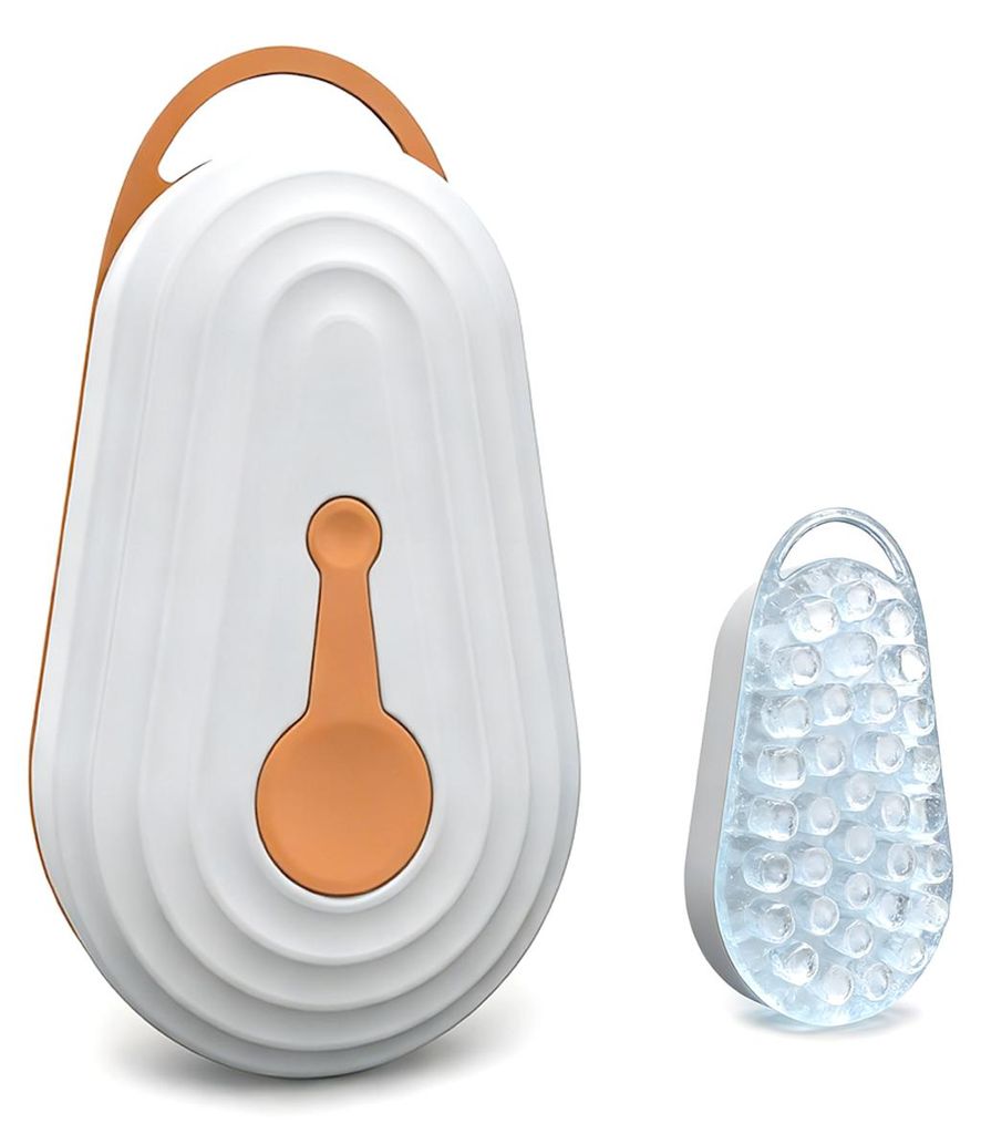 Silikon Eis-Massagekamm – Kopfmassagebürste mit Eisfunktion Produktbild 