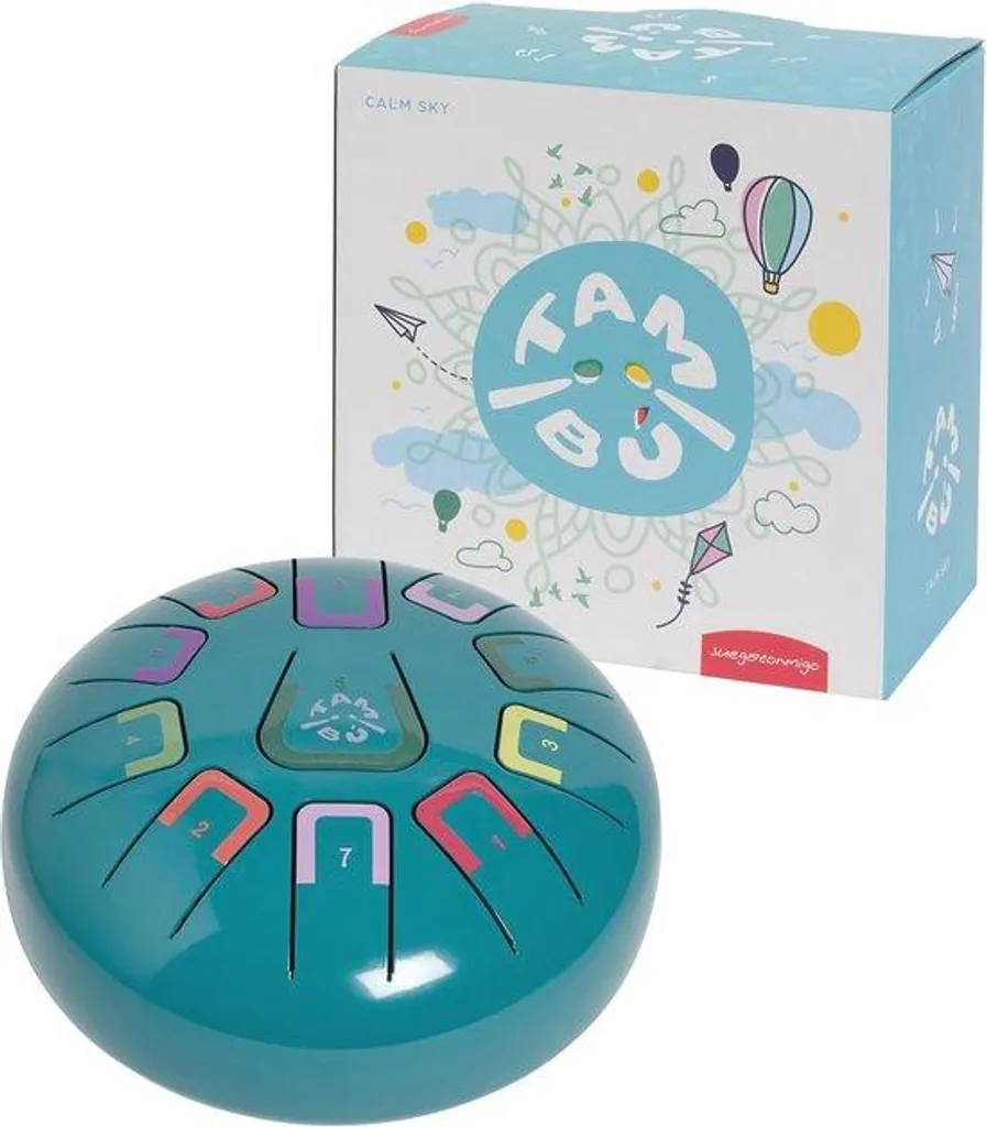 Tongue drum handpan 8 pouces 11 notes instrument de musique zen et relaxant