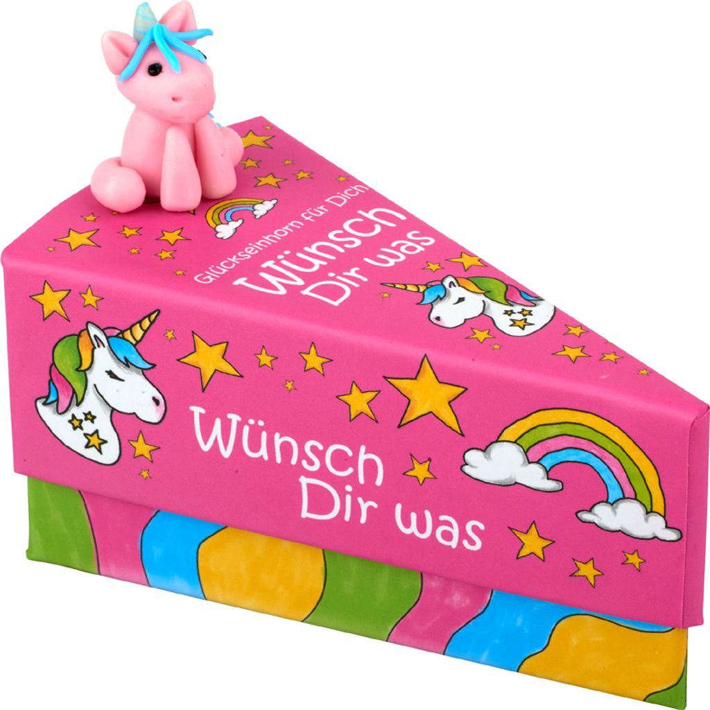 HERGO Geschenkschachtel Tortenstück "Wünsch dir was"