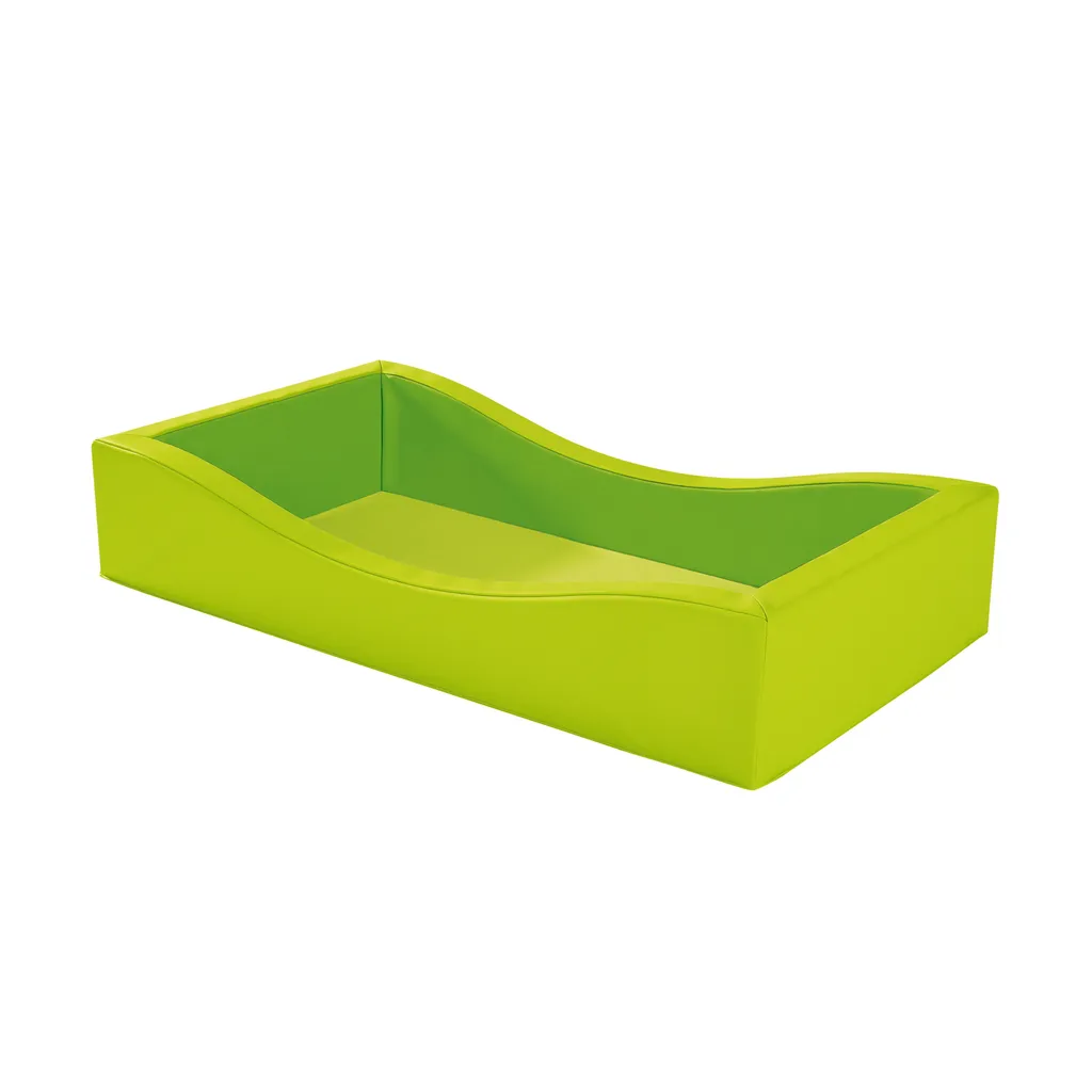 Lit souple sécurisé EDUPLAY 110513 avec matelas haute densité intégré