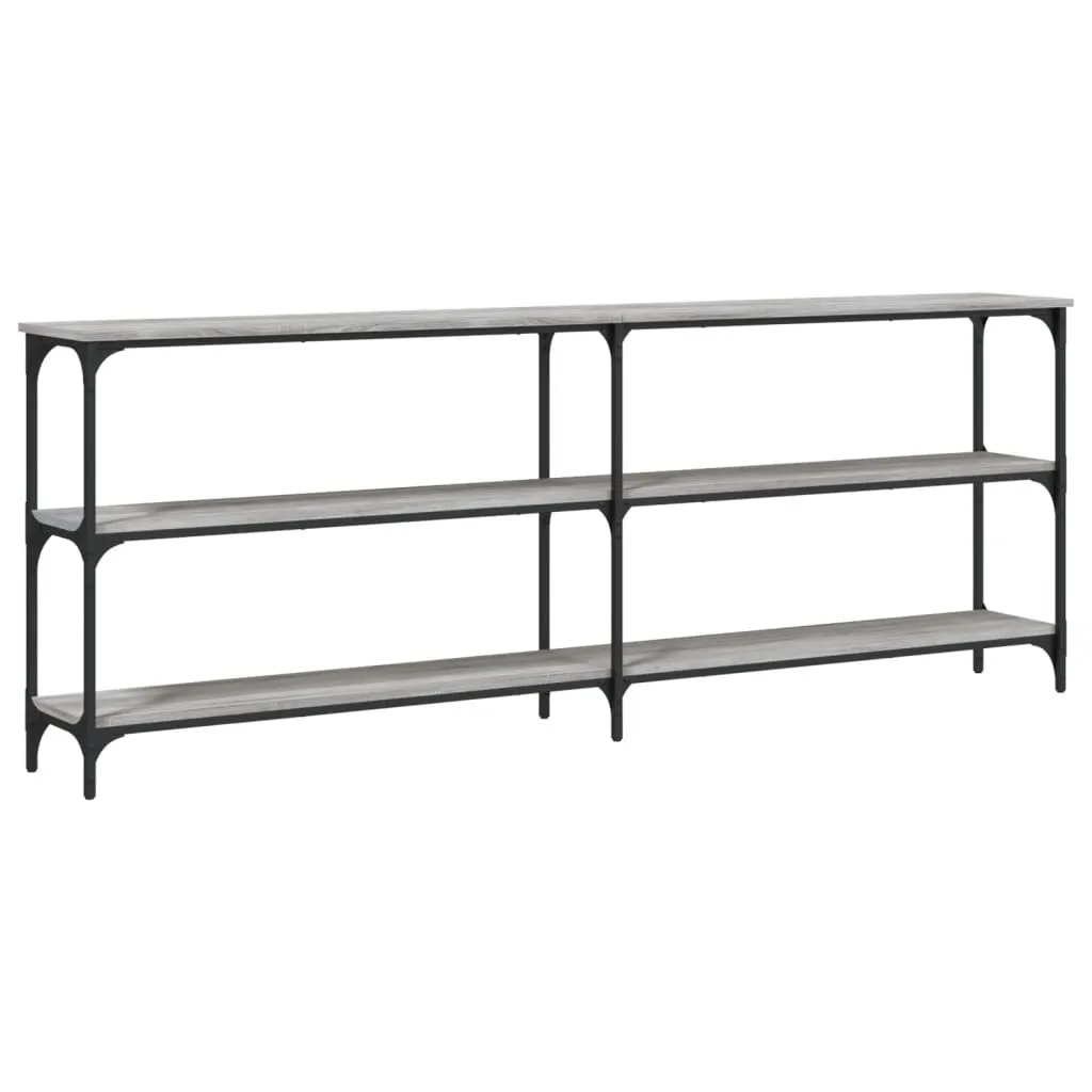 SYFAX™ Consolle Grigio Sonoma 200x29x75 - Design Slim per Corridoio