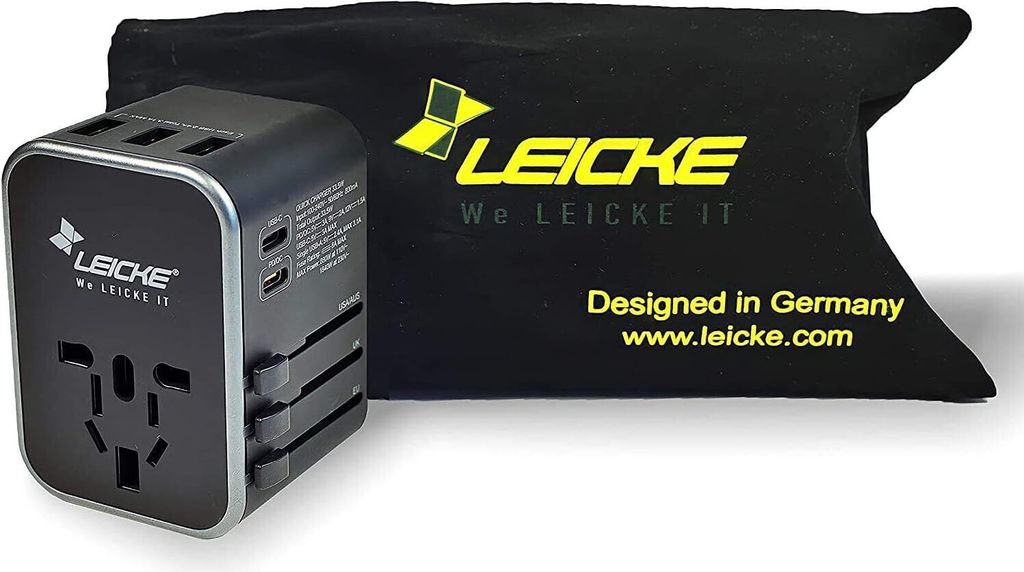 LEICKE Universaler Reiseadapter internationaler Produktbild 3