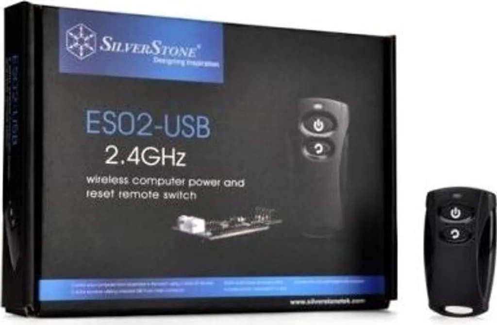 SilverStone ES02-USB Télécommande PC RF sans Fil Bouton-poussoir - 5