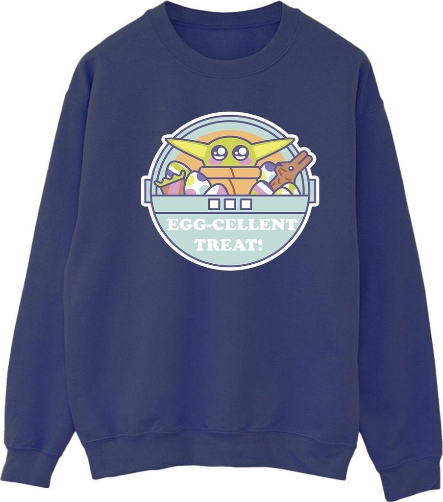 Star Wars - "The Mandalorian Eggcellent Easter" Sweatshirt für Damen BI39858 (XXL) (Marineblau)