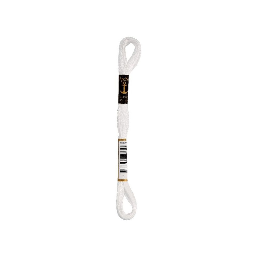 Anchor Sticktwist 4635000-00001 filo da ricamo bianco Immagine del prodotto 