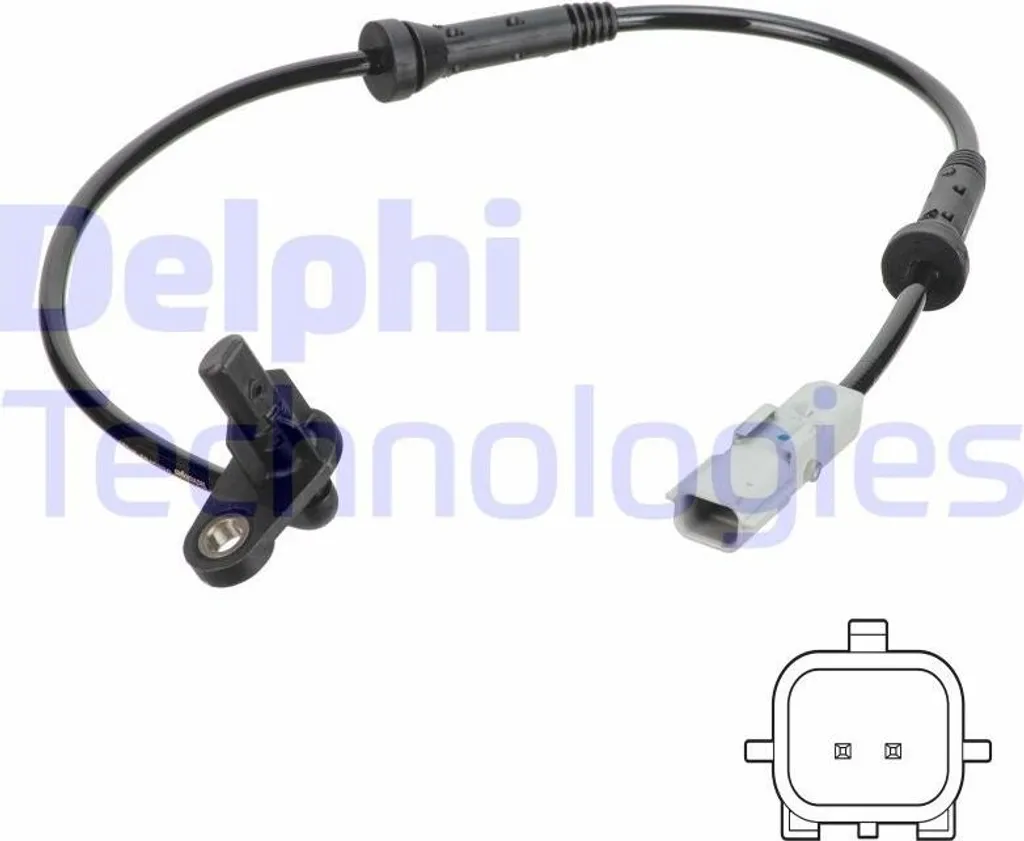 Capteur ABS Vitesse de Roue pour Logan et Sandero - Delphi SS20758 OE