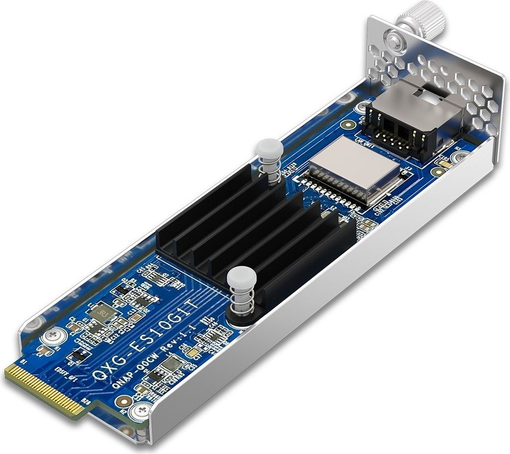 QNAP QXG-ES10G1T PCIe 3.0 x4 10GbE/5GbE/2.5GbE Erweiterungskarte