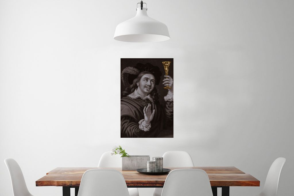MuchoWow Poster Prost - Johann Rombauer - Gold - Alte Meister 40x60 cm - Plakate für die Wand - Poster Babyzimmer