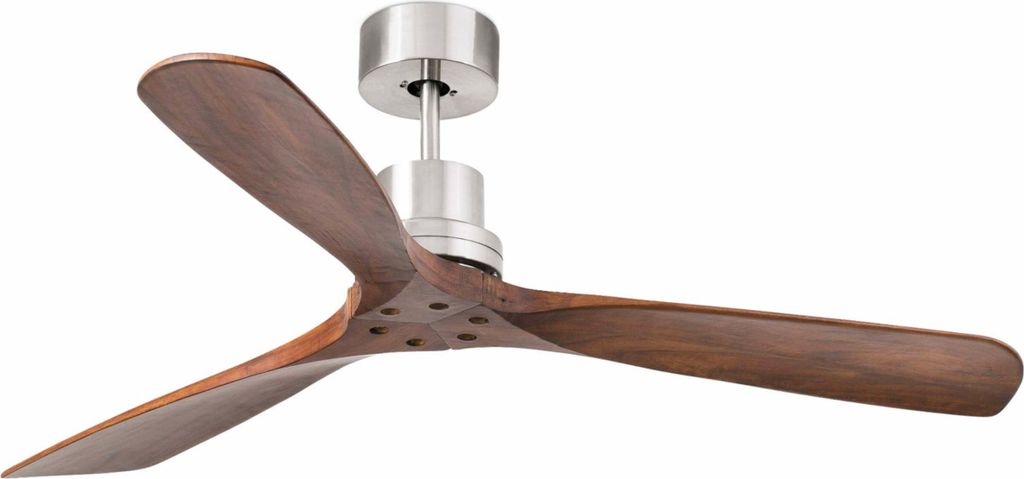Faro Barcelona - Lantau L Deckenventilator aus Stahl/Holz - Produktbild 