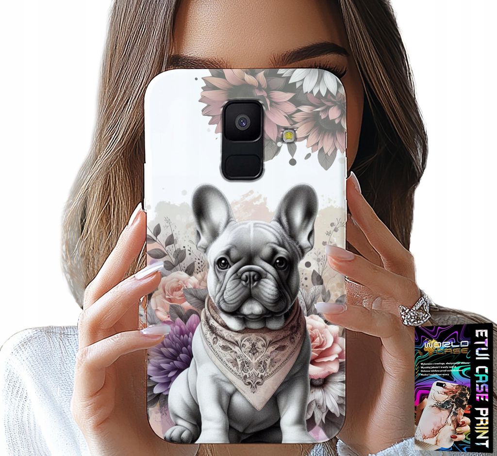 Gehäuse Für Samsung A6 2018 - Bulldogge Bulldogge Hunderassen Hunderassen Zurück