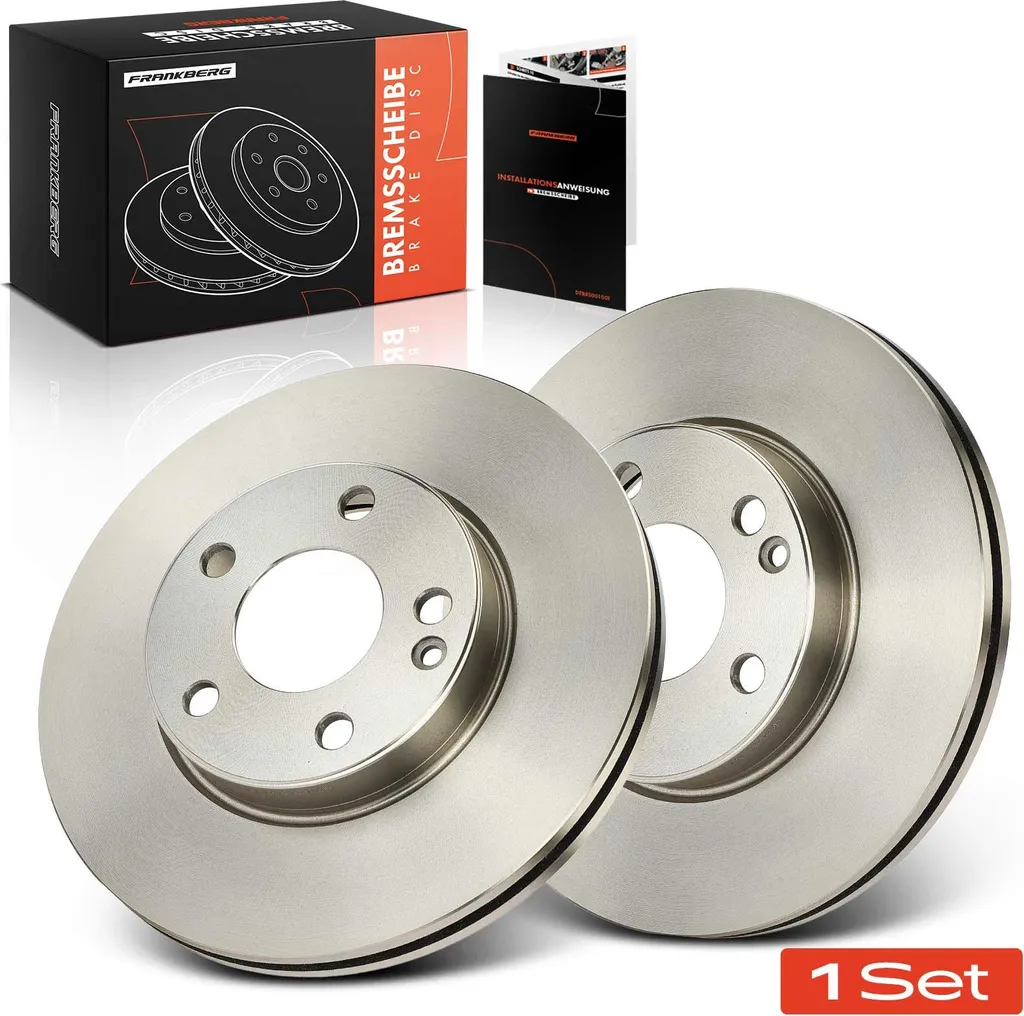 2 Disques de Frein Avant Frankberg pour Mercedes Classe A W176 B W246