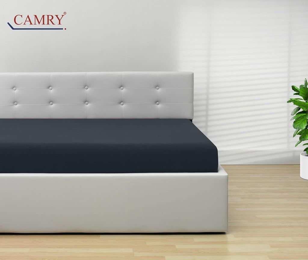 Carmy Topper Spannbettlaken Jersey 140x200 - 160x200 cm Produktbild 2