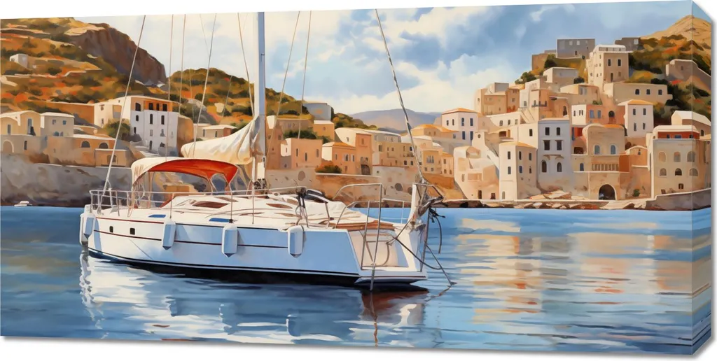 Analisi Quadro 100x50cm Alla deriva sull'acqua - Stampa su Tela Canvas