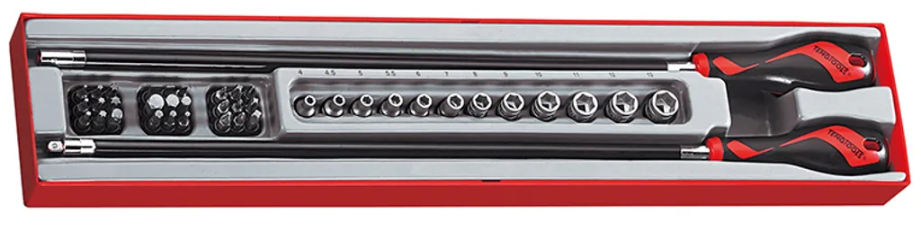 Set de Vissage Complet 41 Pièces avec Embouts Flexibles Tengtools TTXMD