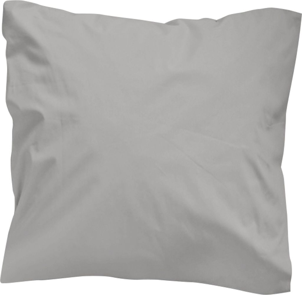 4 teilige Uni Bettwäsche 135 x 200 cm grau silber Einfarbig Produktbild 3