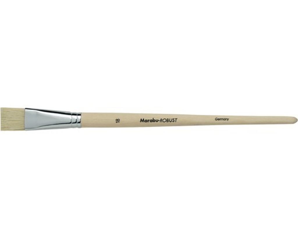 Štetec so štetinami Marabu Robust, plochý, veľkosť 18 Obrázok produktu 