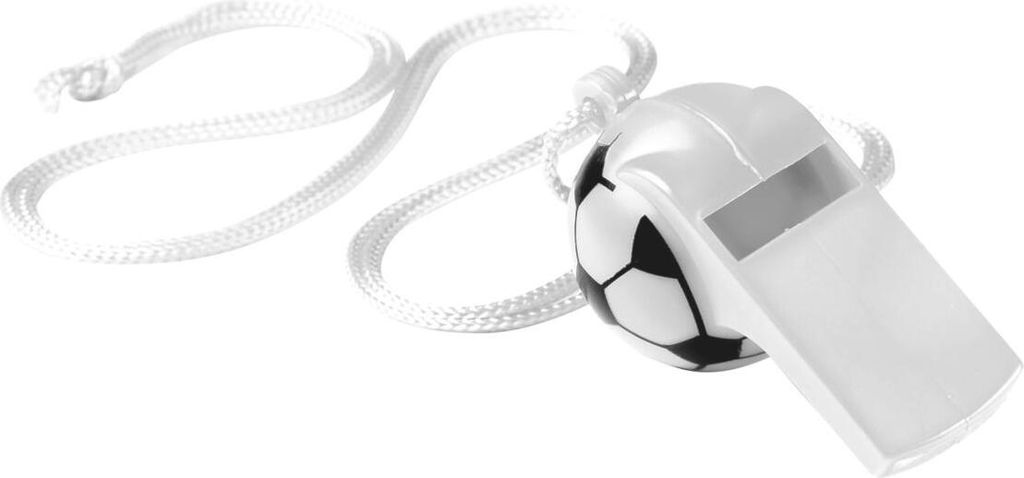 Pfeife "Goal" weiß Weiß