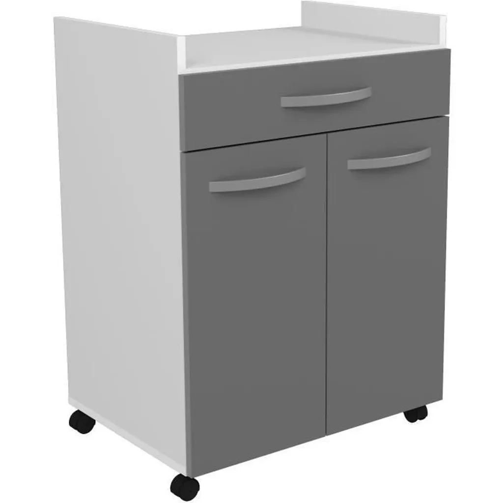 Carrellino Multiuso 60x44x81 Grigio Lucido | Offerta Online
