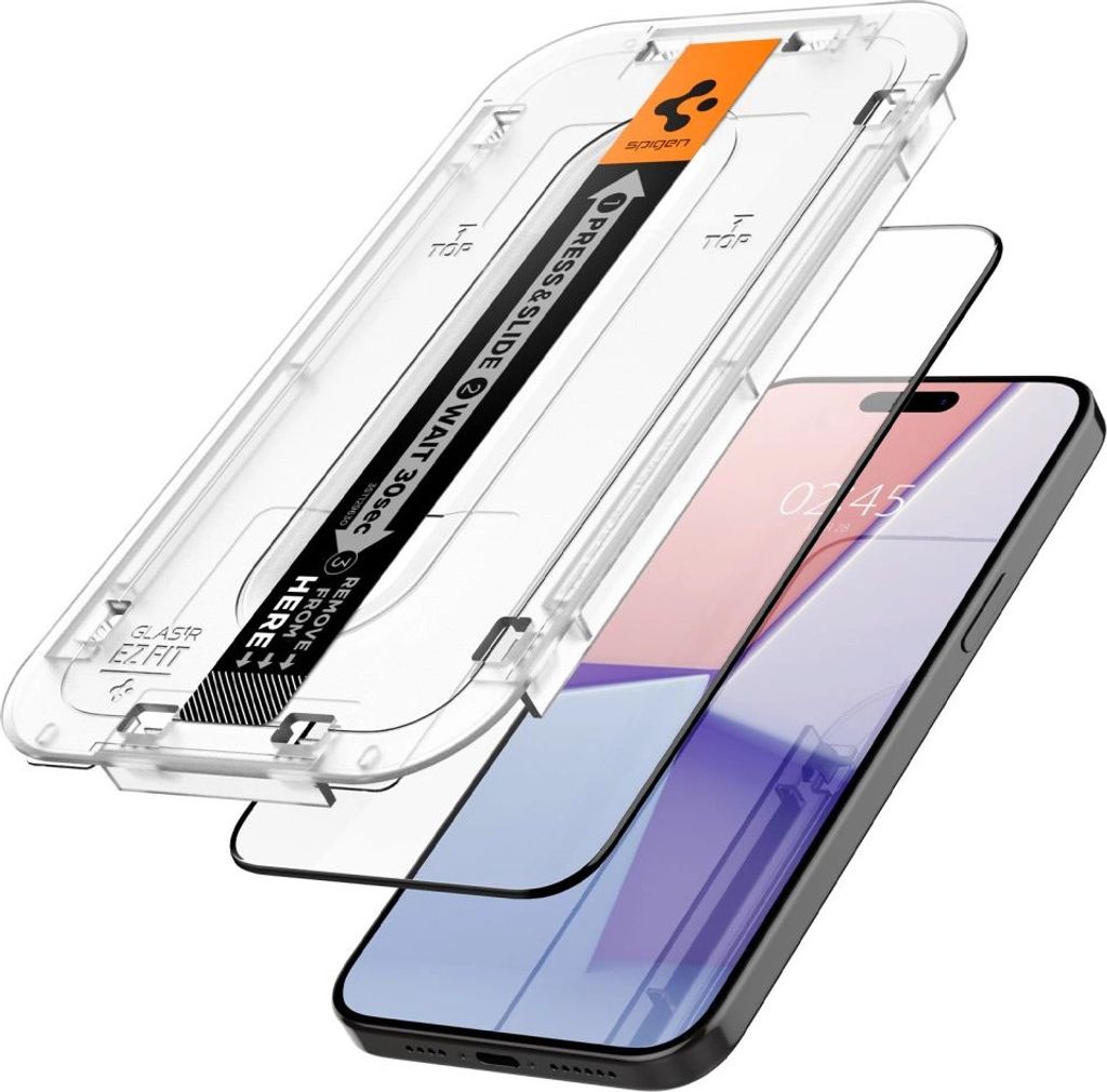 Szkło Hartowane Spigen Glas.tr Ez Fit Fc Na Iphone 15 Pro Zdjęcie produktu 3