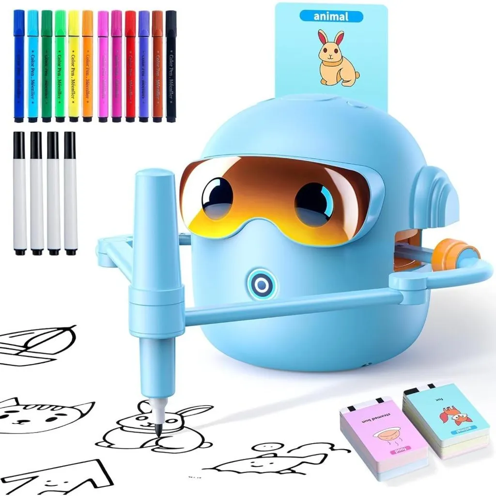 Robot de dessin interactif à commande vocale et 100 modèles - 3
