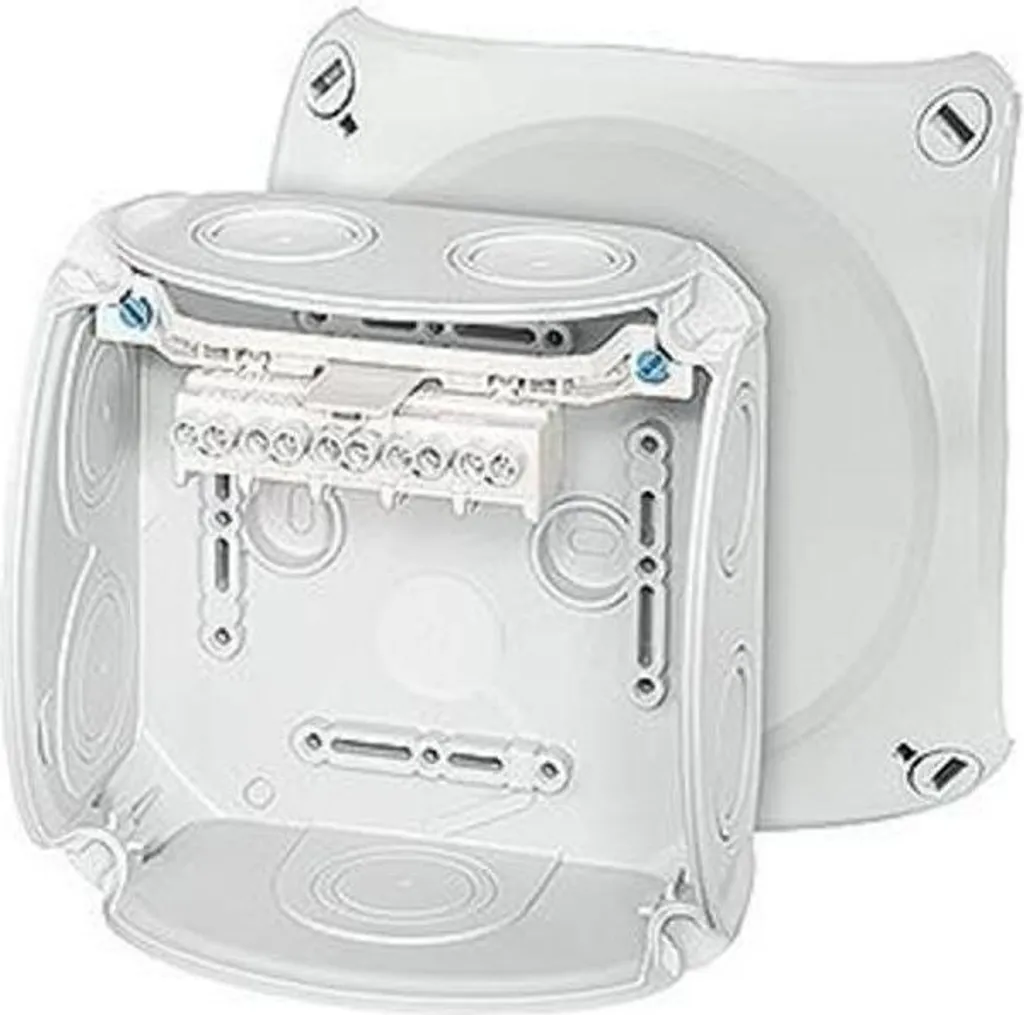 Boîte de jonction DK 0604 G Hensel 1,5-4mm² Boîtier de surface 130x130mm