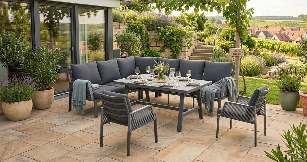 Primaster Gartenmöbel-Set Girona 8 Personen Produktbild 