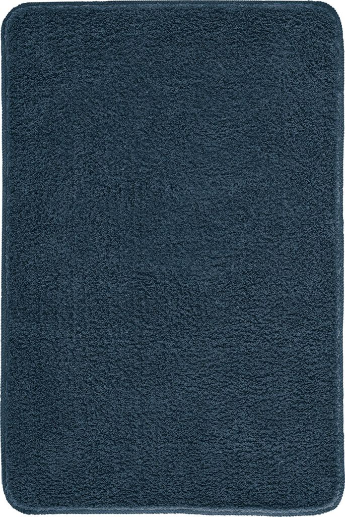 Kleine Wolke Badteppich MARCO Stahlblau 70 x 120 cm