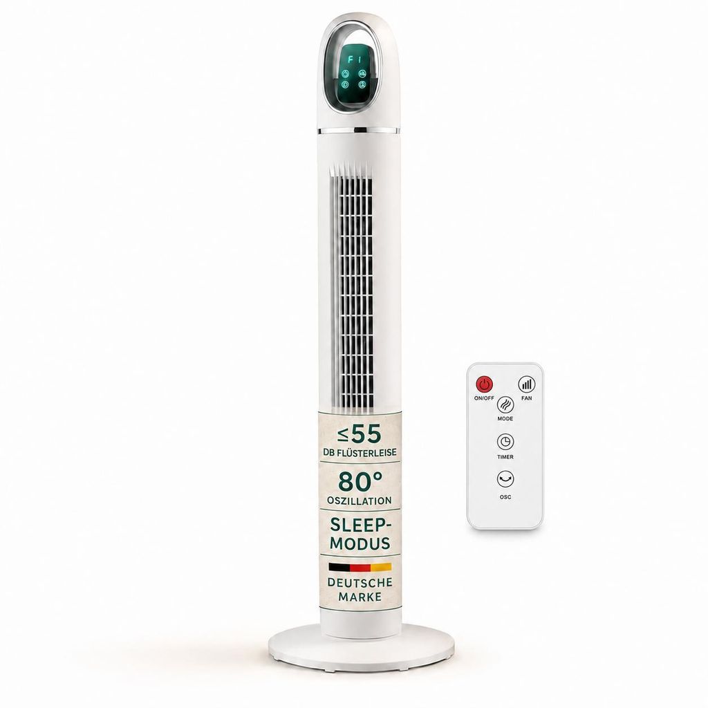 Turmventilator ONBEST TF111 | 45W | 110 cm | Inkl. Produktbild 