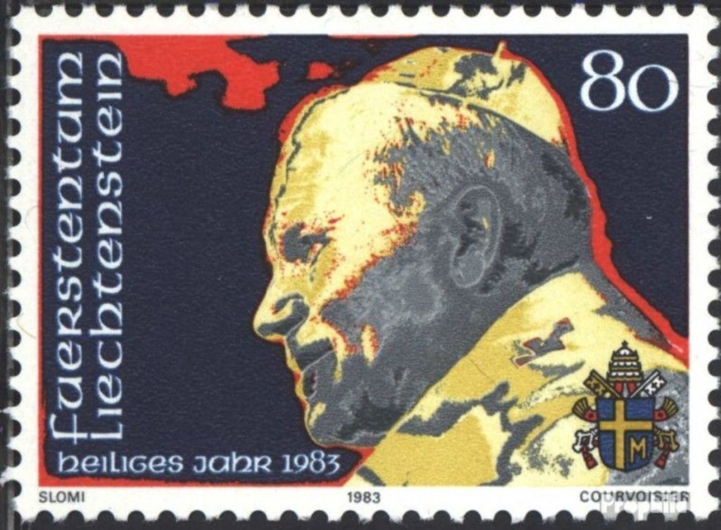 Briefmarken Liechtenstein 1983 Mi 830 (kompl.Ausg.) gestempelt Johannes Paul II