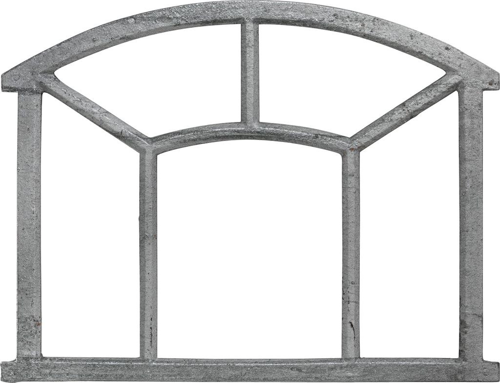 Fenster grau Stallfenster Eisenfenster Scheunenfenster Eisen 58cm Antik-Stil (m)