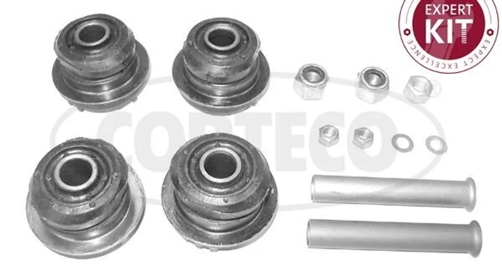 Éliminez les bruits de suspension Mercedes 190 W201 kit bras CORTECO 49397795