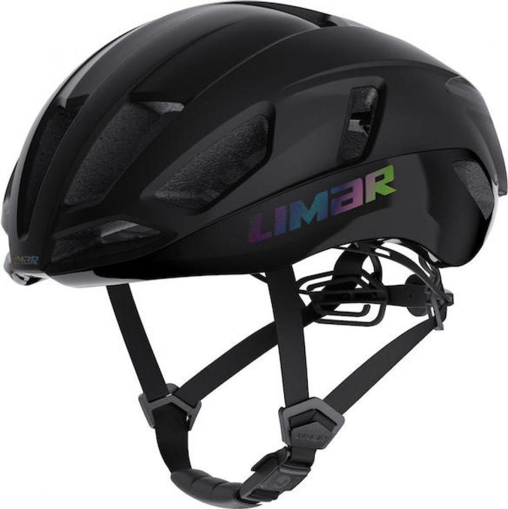 Limar Air Atlas Iridescent Matt Black M Schwarz - aerodynamischer Rennradhelm...