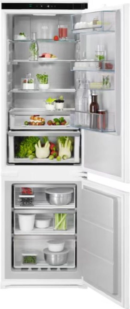 AEG - NSC8M183DS - Einbau-Kühl-Gefrierkombination - NoFrost - Schlepptür-Technik