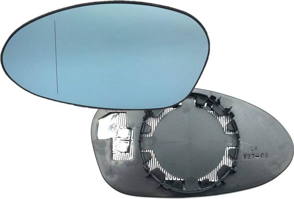 Spiegelglas Spiegel Außenspiegel Glas Links Blau passend für BMW 1er E80 3er E90